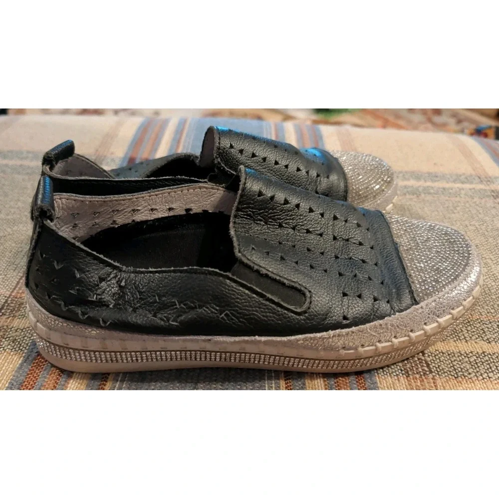 Bernie Mev TW187 Women's Size 8 US Size 39 EU Black Slip On Memory Foam